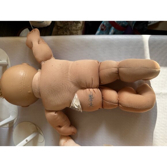 Vtg Cabbage Patch Kids Preemie Baby Dolls Lot Of 4 Has Flaws Needs TLC Paci READ - Picture 9 of 16